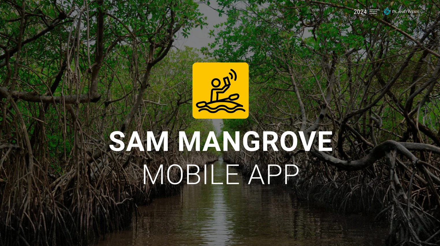 SAM Mangrove mobile app cover slide